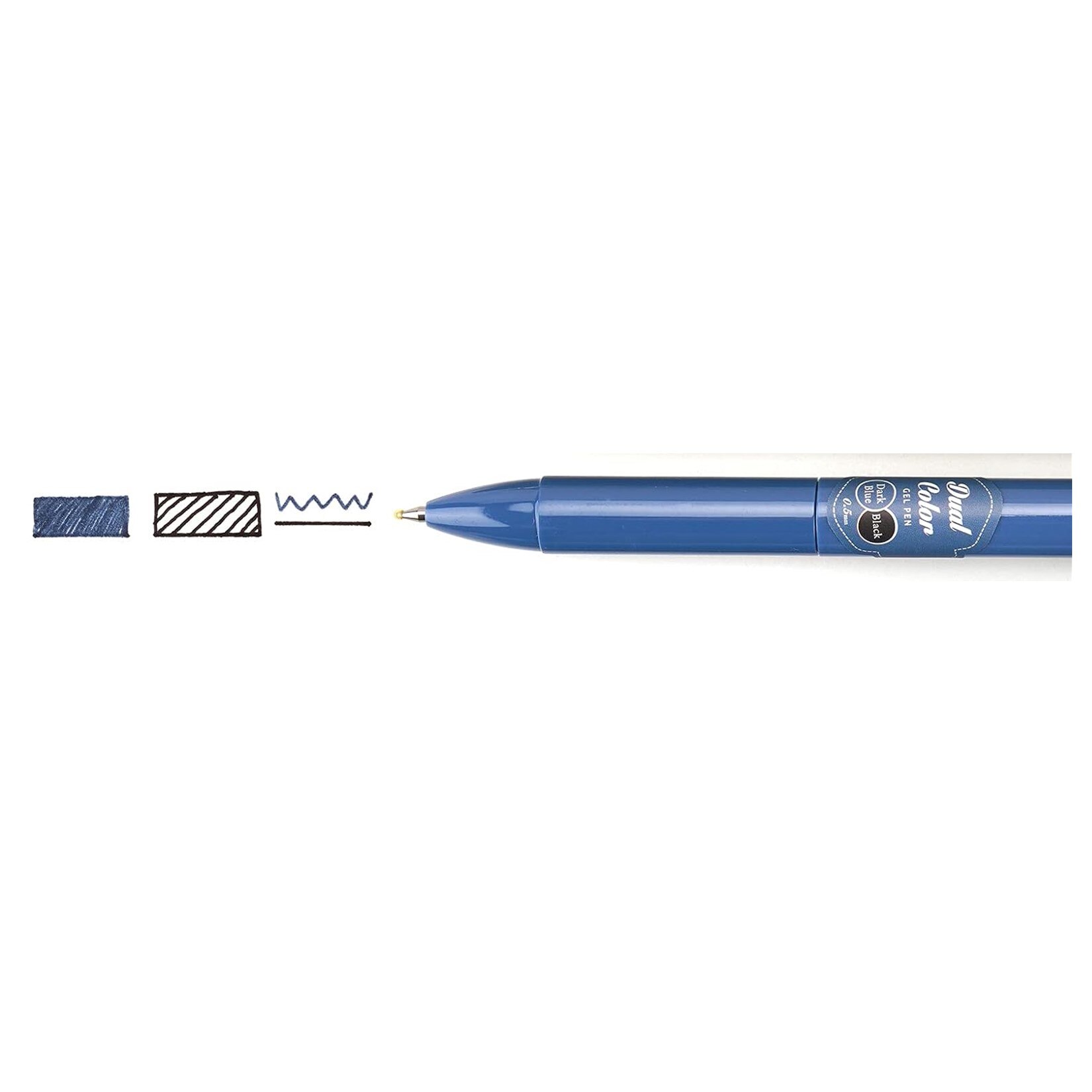 Writech Vintage Gel Dual Retractable 2 in 1 Pen .05mm